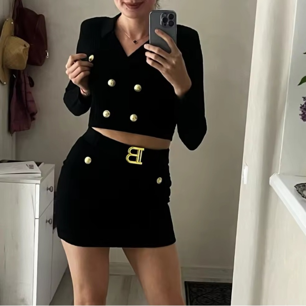 Elegant Design High Quality Solid Knit Textured C… - image 7